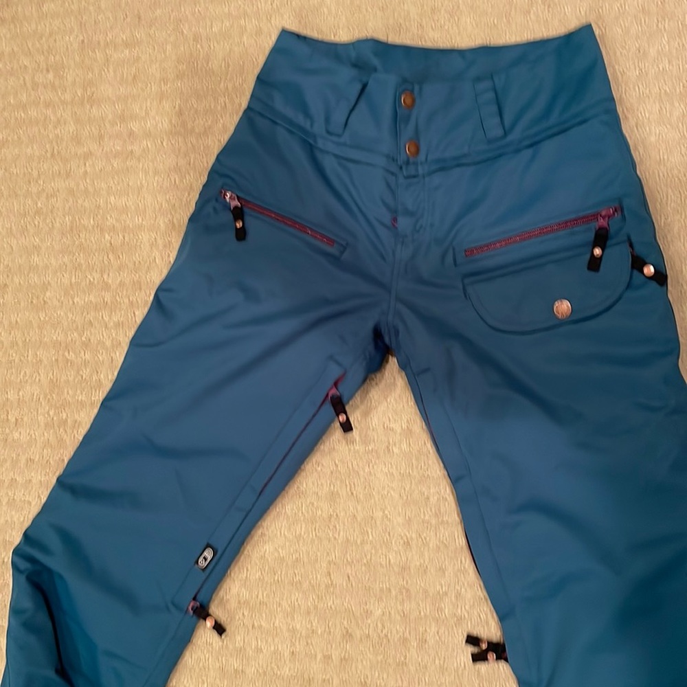 Brand new, never warn, dark blue womens air blaster snow pants